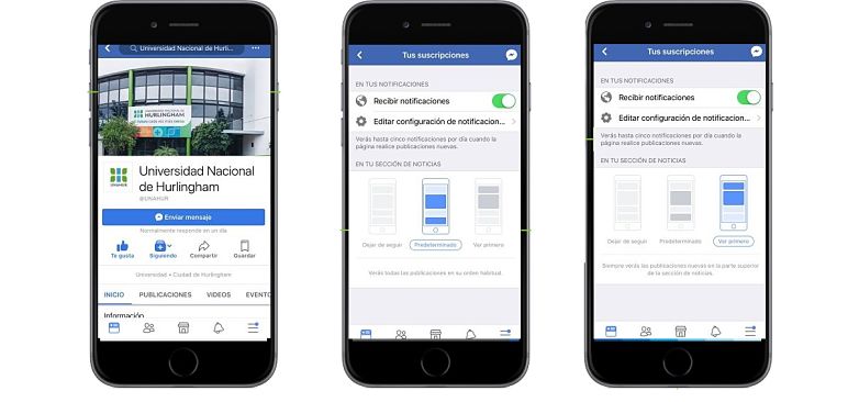 Facebook cambió el algoritmo: No te pierdas las novedades de la UNAHUR