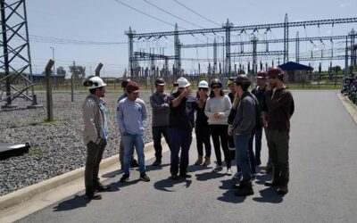 Visita de estudiantes de Ing. Eléctrica a la Central Térmica Ensenada de Barragán