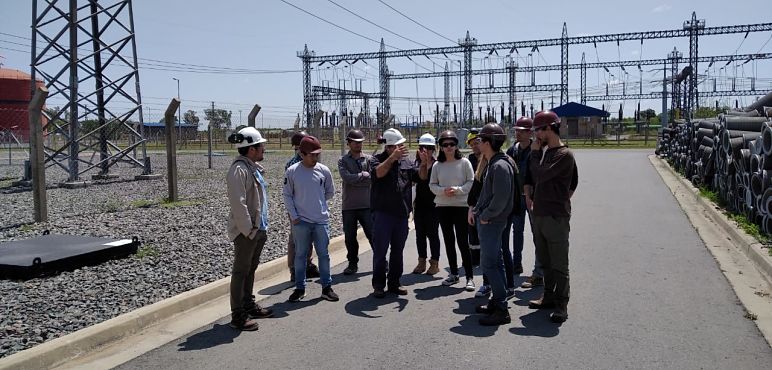Visita de estudiantes de Ing. Eléctrica a la Central Térmica Ensenada de Barragán