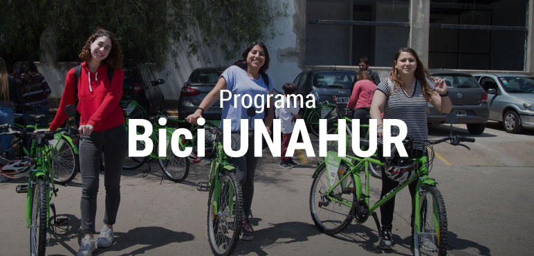 Inscripciones al programa Bici-UNAHUR